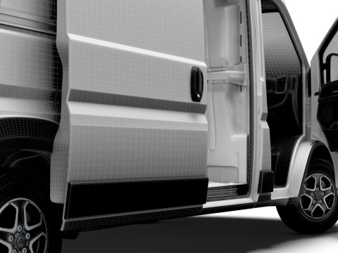 Citroen e Jumper Van L3H2 HQ Interior 2025 Modelo 3D