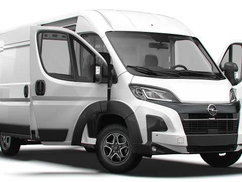 Opel Movano e Van L3H2 HQ Interior 2025 3D Model