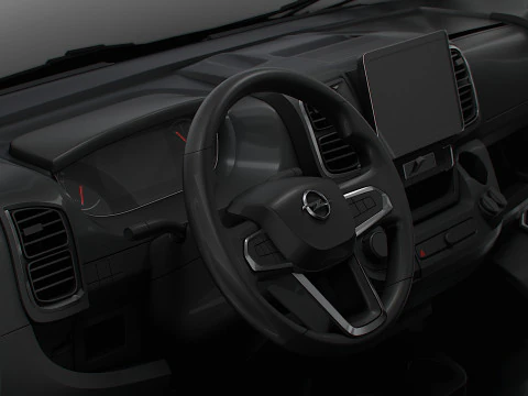 Opel Movano e Van L3H2 HQ Interior 2025 Modelo 3D