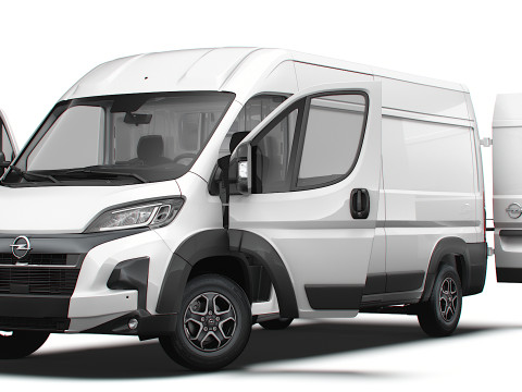 Opel Movano e Van L3H2 HQ Interior 2025 Modelo 3D