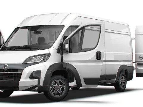 Opel Movano e Van L3H2 HQ Interior 2025 Modelo 3D