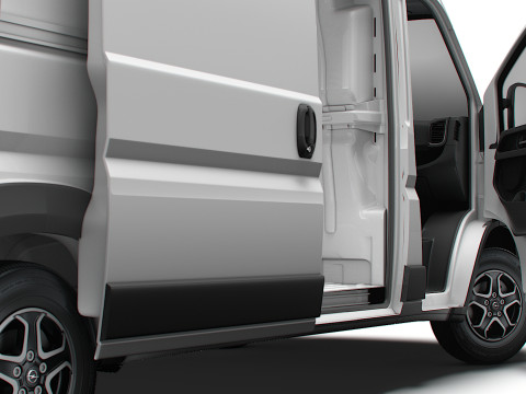 Opel Movano e Van L3H2 HQ Interior 2025 Modelo 3D