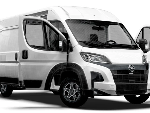 Opel Movano e Van L3H2 HQ Interior 2025 Modelo 3D
