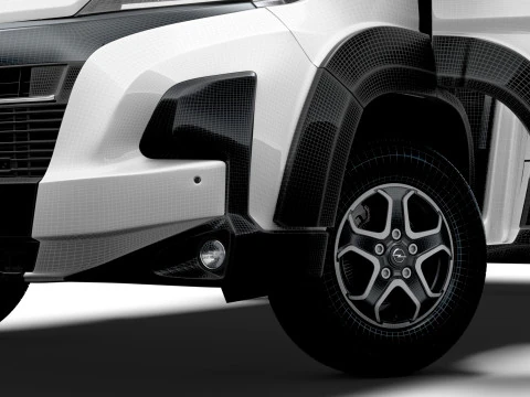 Opel Movano e Van L3H2 HQ Interior 2025 Modelo 3D