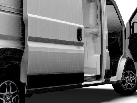 Opel Movano e Van L3H2 HQ Interior 2025 Modelo 3D