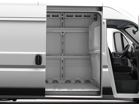 Peugeot e Boxer Van L3H2 HQ Interior 2025 3D Model