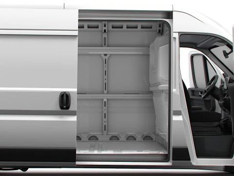Peugeot e Boxer Van L3H2 HQ Interior 2025 3D Model