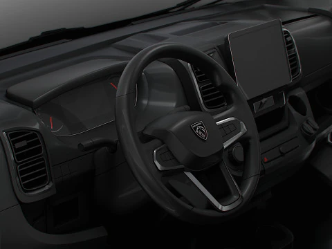 Peugeot e Boxer Van L3H2 HQ Interior 2025 3D Model