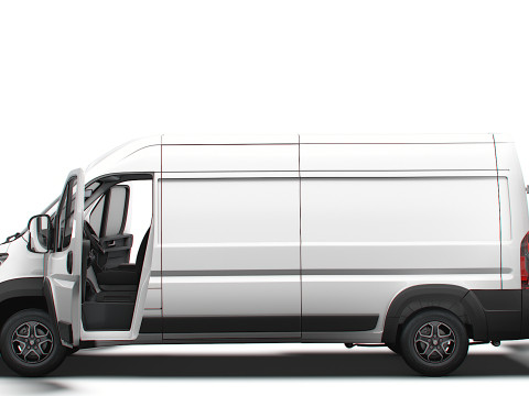 Peugeot e Boxer Van L3H2 HQ Interior 2025 3D Model