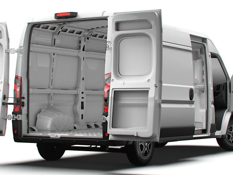 Peugeot e Boxer Van L3H2 HQ Interior 2025 3D Model