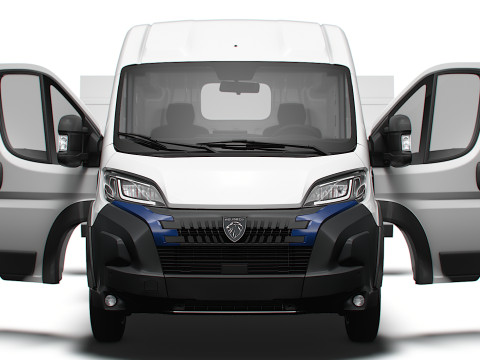 Peugeot e Boxer Van L3H2 HQ Interior 2025 3D Model