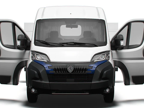 Peugeot e Boxer Van L3H2 HQ Interior 2025 3D Model