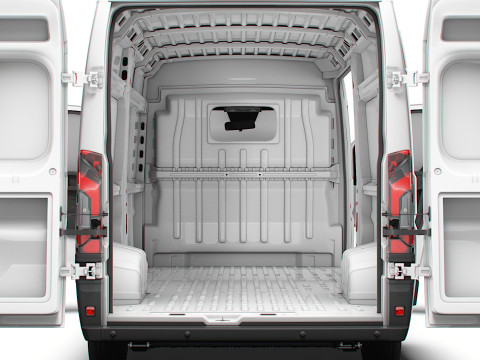 Peugeot e Boxer Van L3H2 HQ Interior 2025 3D Model