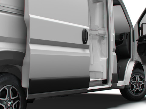 Peugeot e Boxer Van L3H2 HQ Interior 2025 3D Model