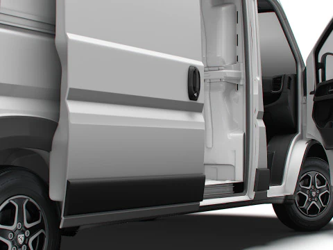 Peugeot e Boxer Van L3H2 HQ Interior 2025 3D Model