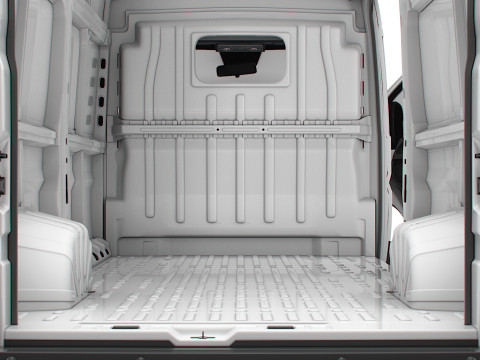 Peugeot e Boxer Van L3H2 HQ Interior 2025 3D Model