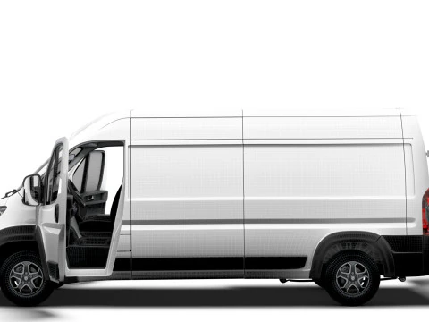 Peugeot e Boxer Van L3H2 HQ Interior 2025 3D Model