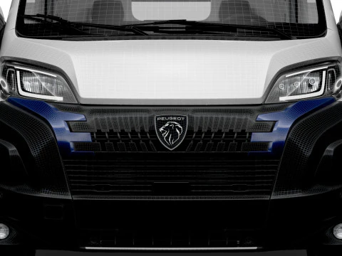 Peugeot e Boxer Van L3H2 HQ Interior 2025 3D Model