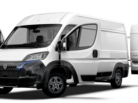 Peugeot e Boxer Van L3H2 HQ Interior 2025 3D Model