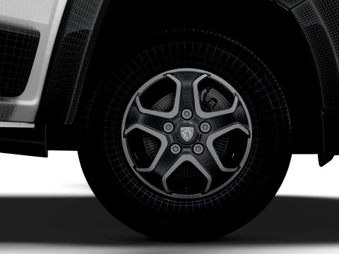 Peugeot e Boxer Van L3H2 HQ Interior 2025 3D Model