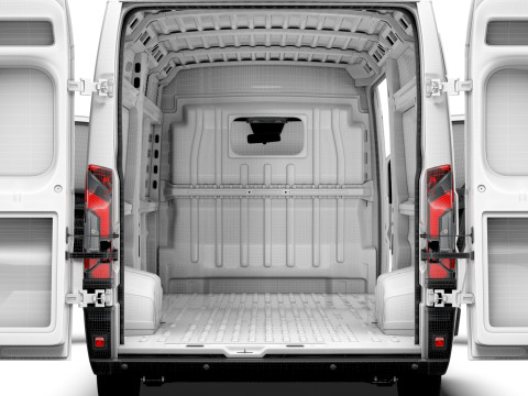 Peugeot e Boxer Van L3H2 HQ Interior 2025 3D Model