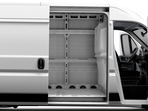 RAM Promaster e Van L3H2 HQ Interior 2025 3Dモデル