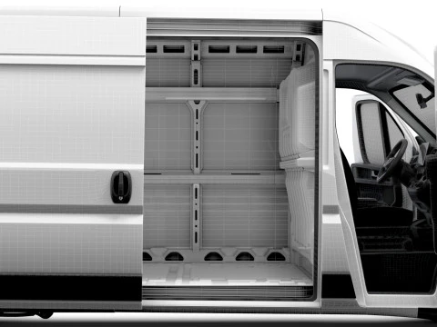 RAM Promaster e Van L3H2 HQ Interior 2025 3D Model