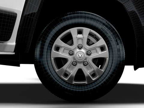 RAM Promaster e Van L3H2 HQ Interior 2025 3D Model