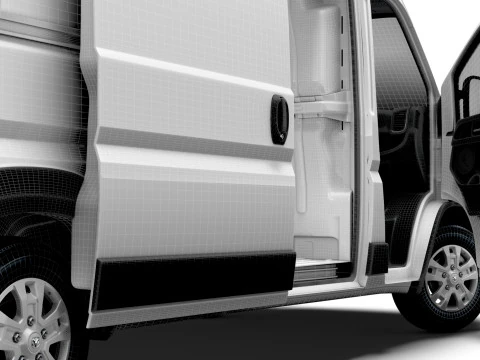 RAM Promaster e Van L3H2 HQ Interior 2025 3D Model