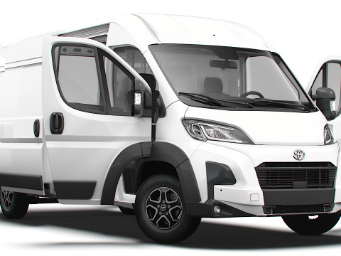 Toyota ProAce Electric Max Van L3H2 HQ Interior 2025 3D Model