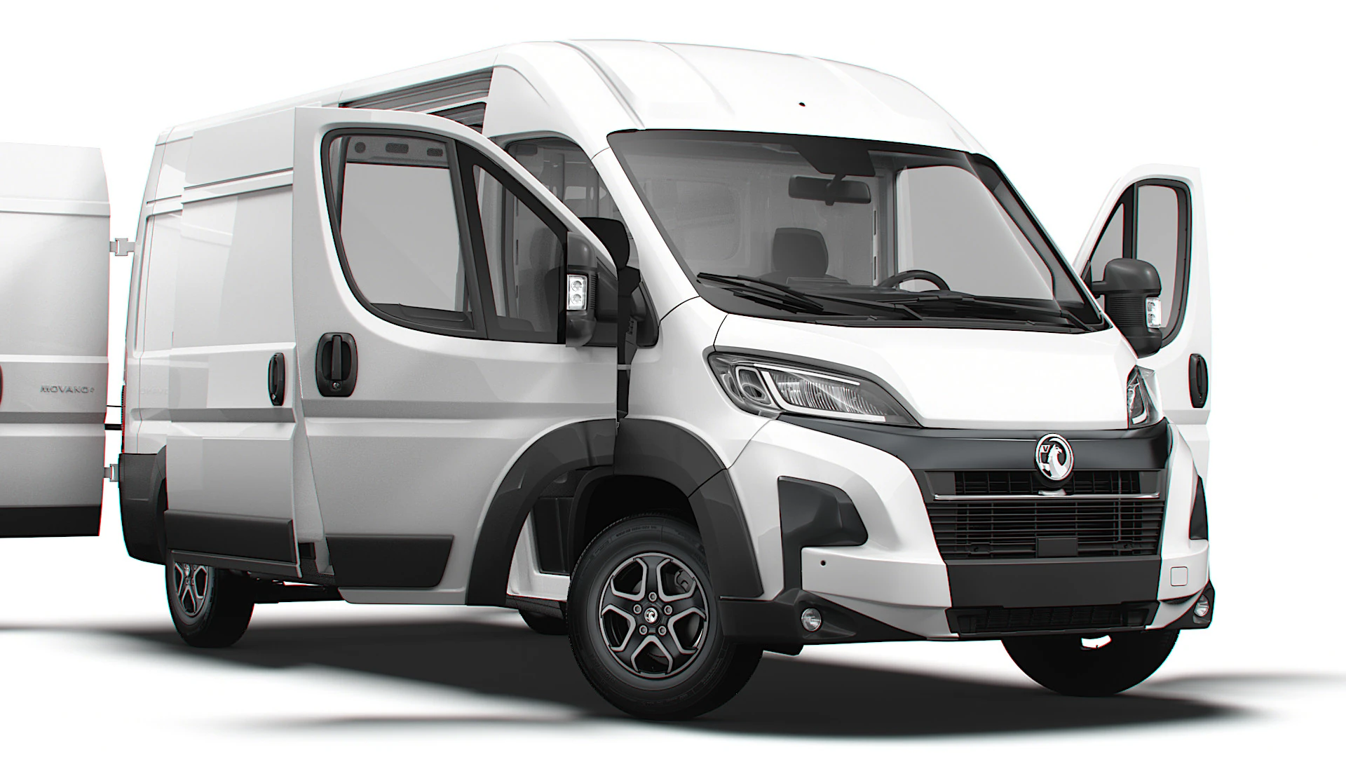 Vauxhall Movano e Van L3H2 HQ Interior 2025 3D Model .c4d .max .obj .3ds .fbx .stl .blend