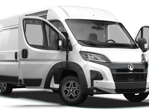 Vauxhall Movano e Van L3H2 HQ Interior 2025 3D Model
