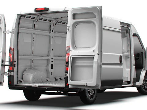 Vauxhall Movano e Van L3H2 HQ Interior 2025 3D Model
