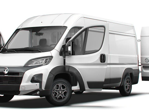 Vauxhall Movano e Van L3H2 HQ Interior 2025 3D Model