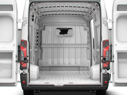 Vauxhall Movano e Van L3H2 HQ Interior 2025 3D 모델