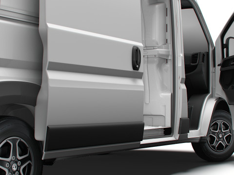 Vauxhall Movano e Van L3H2 HQ Interior 2025 3D 모델