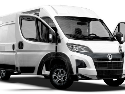Vauxhall Movano e Van L3H2 HQ Interior 2025 3D 모델