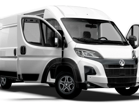 Vauxhall Movano e Van L3H2 HQ Interior 2025 3D Model