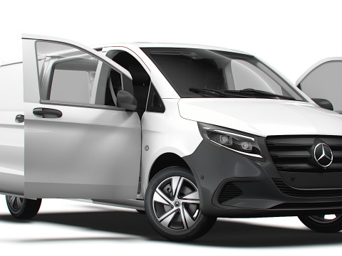 Mercedes Benz Vito L1 HQ Interior 2025 3D Model