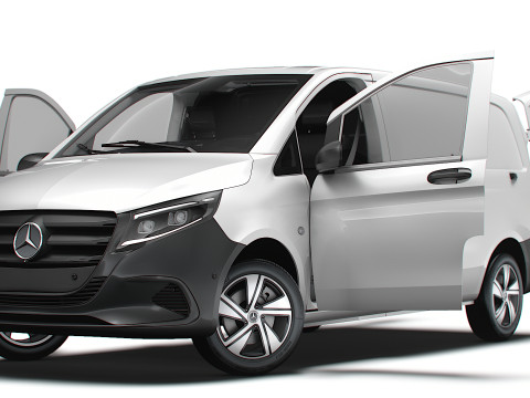 Mercedes Benz Vito L1 HQ Interior 2025 3D-Modell