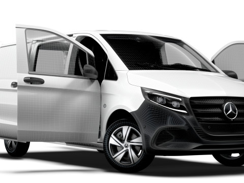 Mercedes Benz Vito L1 HQ Interior 2025 3D-Modell