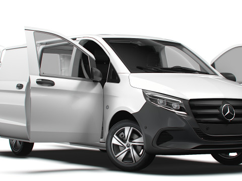 Mercedes Benz Vito L2 HQ Interior 2025 3D Model