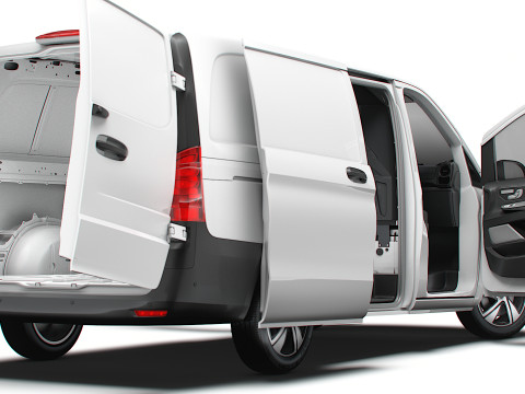 Mercedes Benz Vito L2 HQ Interior 2025 3D Model