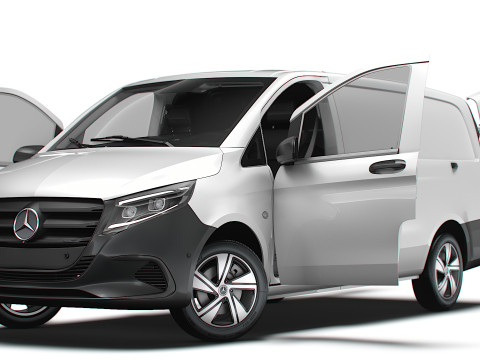 Mercedes Benz Vito L2 HQ Interior 2025 3D Model