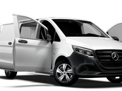 Mercedes Benz Vito L2 HQ Interior 2025 3D Model