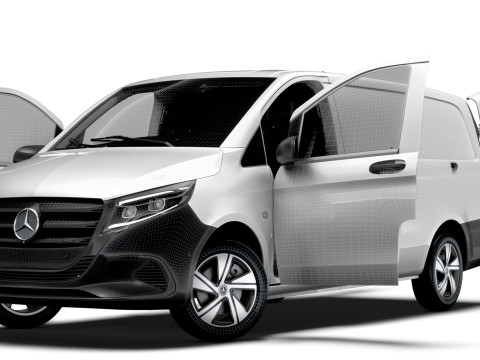Mercedes Benz Vito L2 HQ Interior 2025 3D Model
