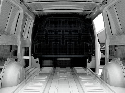 Mercedes Benz Vito L2 HQ Interior 2025 3D Model