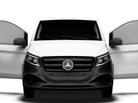 Mercedes Benz Vito L3 HQ Interior 2025 Model 3D