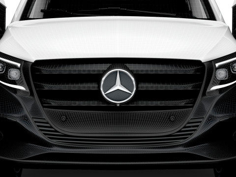 Mercedes Benz Vito L3 HQ Interior 2025 Model 3D