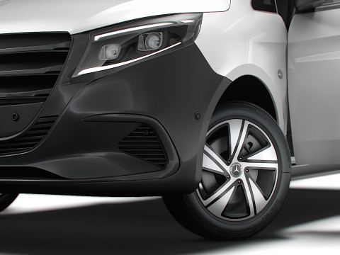 Mercedes Benz Vito Valve L2 HQ Interior 2024 3D Model